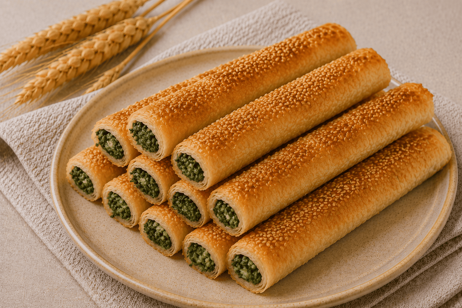 Ispanaklı Kalem Böreği