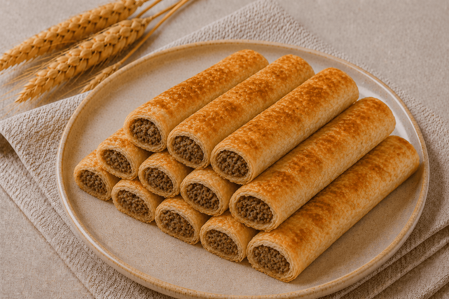 Kıymalı Rulo Böreği